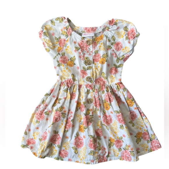 Little Lass Floral Button Down Dress | 24M - Picture 1 of 3
